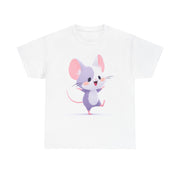 Cute Dancing Mouse T-Shirt — Adorable Cartoon Animal Tee for Kids &amp; Mouse Lovers